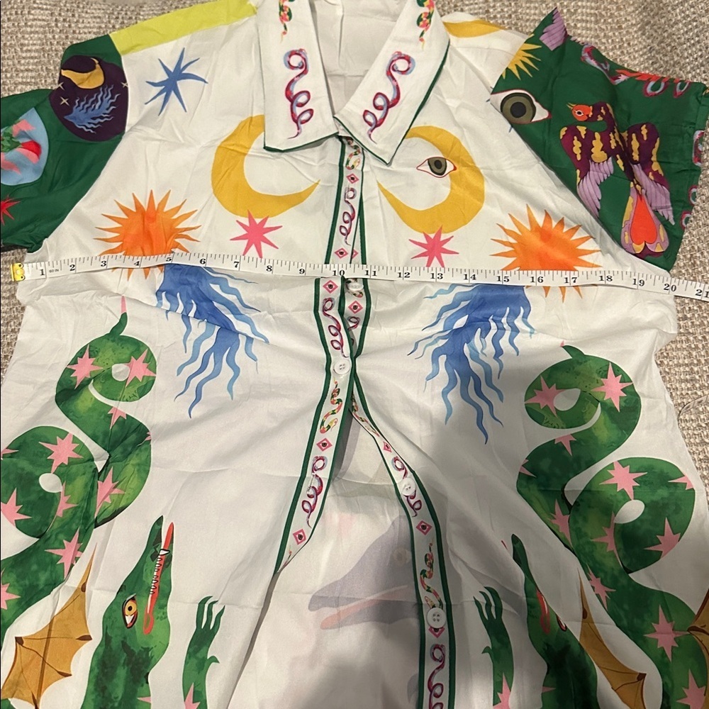 Kitson Multicolor Graphic Shirt and Shorts Set - Picture 7 of 10